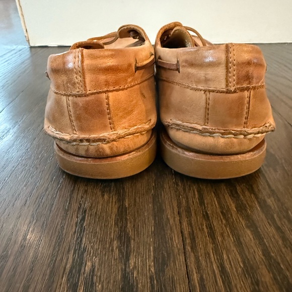 Sperry Light Brown Leather Boat Shoes - Picture 3 of 5